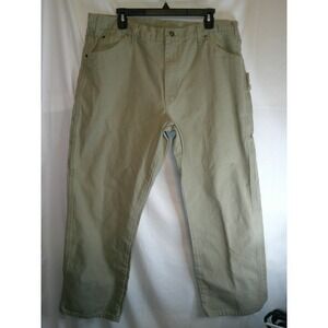 Dickies Heavy Duty Carpenter Pants Work Utility Khaki Beige Cotton‎ Blend 38x30